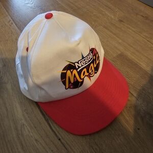 Vintage Nestle Magic‎ Balls Snapback Trucker Hat Two Tone 90s